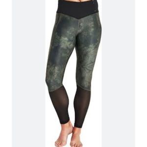 Calia By Carrie Underwood Womens Floral Camo Mesh Leggings Size Medium